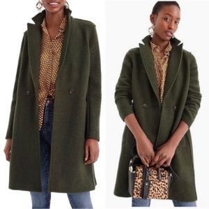 Jcrew Daphne green size 8 coat - worn